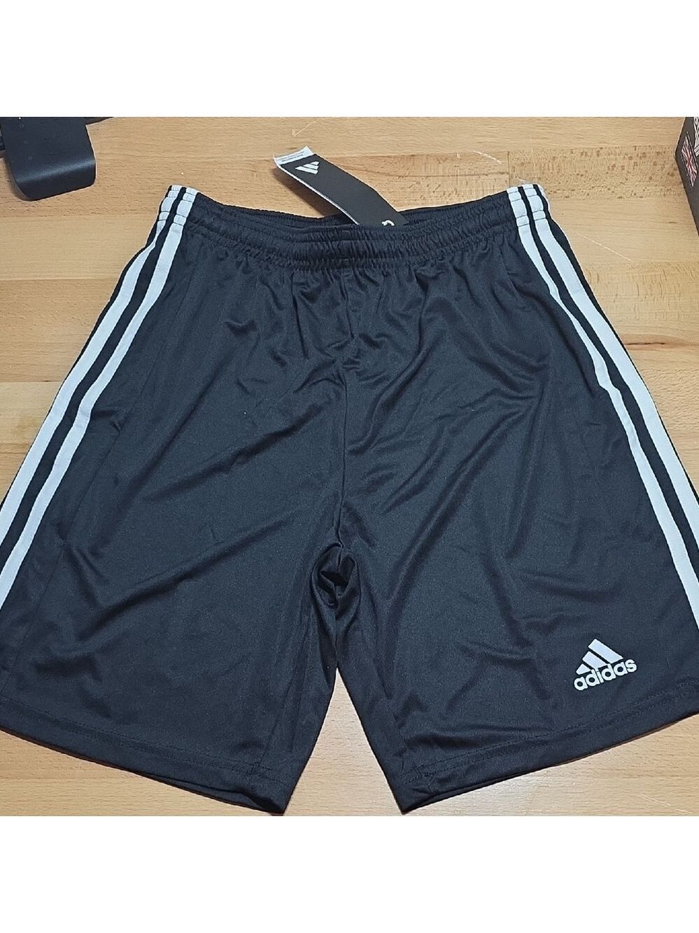 Adidas Black and White Black and white classic stripe Short Youth  read desc 1st